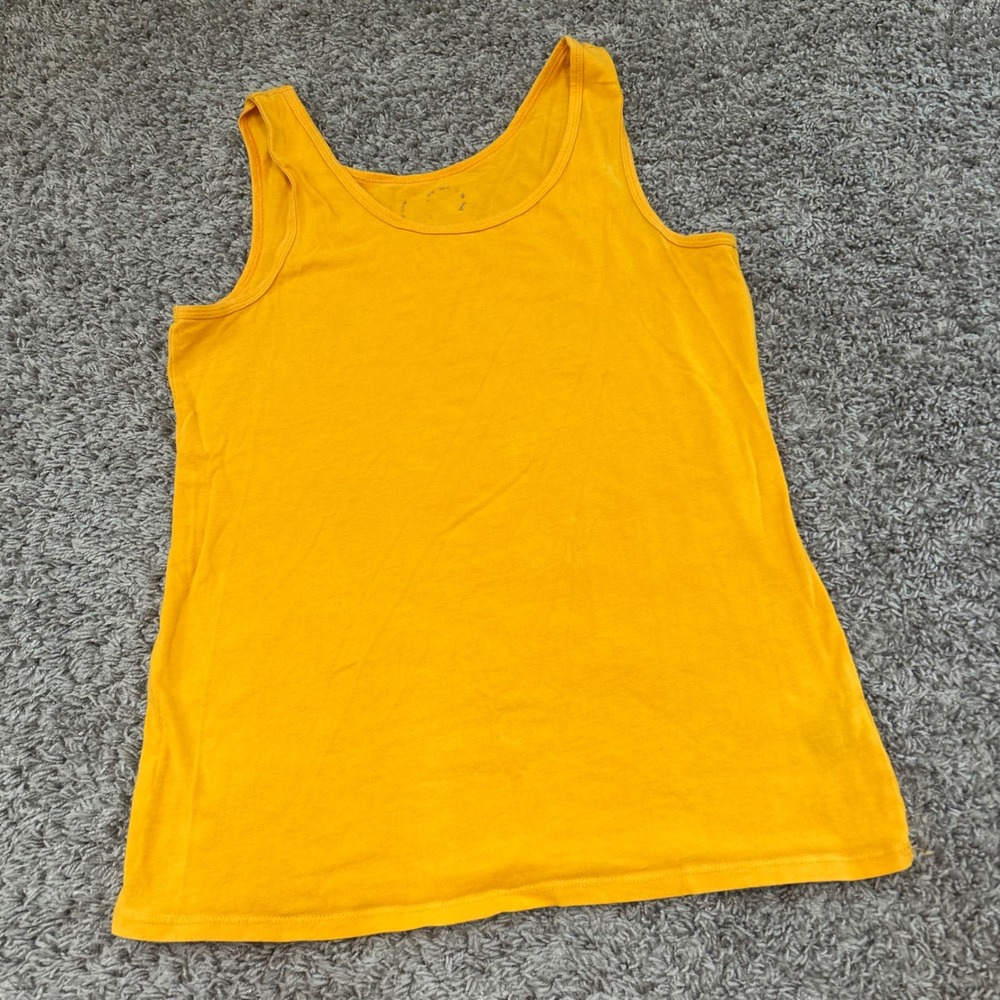 Womens XL Yellow Tank Top Sleeveless Casual Basic Shirt rue 21 - Picture 1 of 7